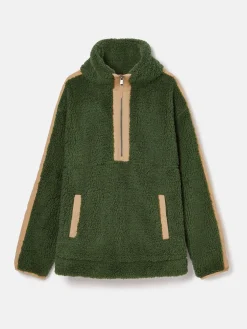 Hot Joules Tilly Quarter Zip Fleece Green
