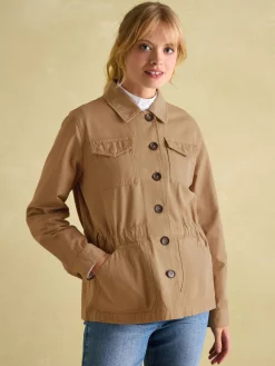 Outlet Joules Twyford Tan Brown Safari Jacket TanBrown