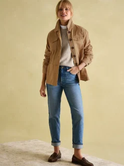 Outlet Joules Twyford Tan Brown Safari Jacket TanBrown