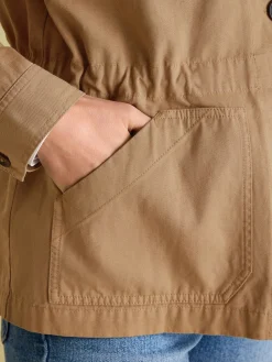 Outlet Joules Twyford Tan Brown Safari Jacket TanBrown