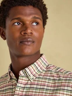 Best Joules Welford Cream Multi Cotton Check Shirt CreamMulti