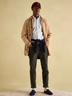 Discount Joules Welford Cotton Check Shirt Green