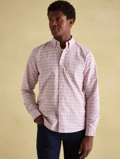 Clearance Joules Welford Light Pink Cotton Check Shirt LightPink