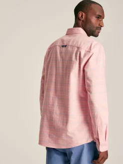 Outlet Joules Welford Cotton Check Shirt Pink