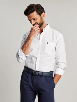 Best Joules Classic Fit Cotton Oxford Shirt White