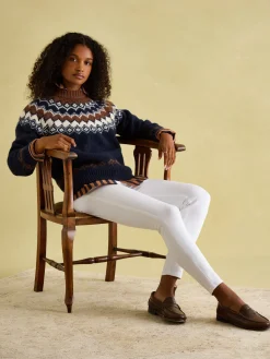 Discount Joules Skinny Fit Jeans White