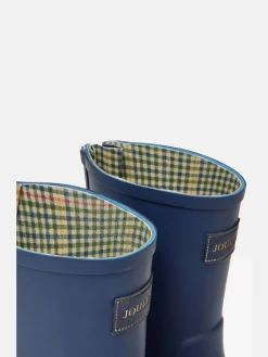 Joules Wistow Navy Blue Adjustable Mid Calf Wellies NavyBlue