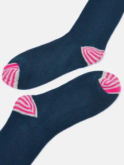 Hot Joules Women's Wader Welly Socks (size 4-8) Blue