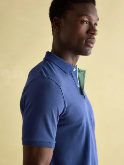 Online Joules Woody Regular Fit Cotton Pique Polo Shirt Blue