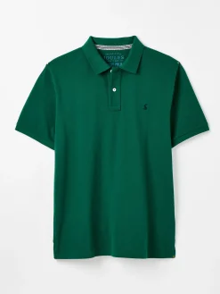 Best Joules Woody Dark Green Regular Fit Cotton Pique Polo Shirt DarkGreen