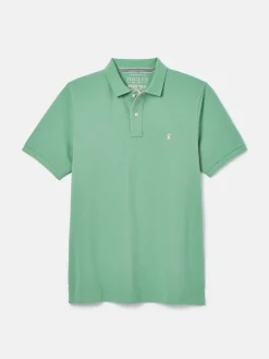 New Joules Woody Light Green Regular Fit Cotton Pique Polo Shirt LightGreen