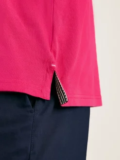 Discount Joules Woody Regular Fit Cotton Pique Polo Shirt Pink