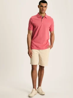Outlet Joules Woody Soft Pink Regular Fit Cotton Pique Polo Shirt SoftPink