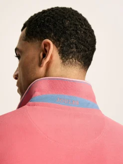Outlet Joules Woody Soft Pink Regular Fit Cotton Pique Polo Shirt SoftPink