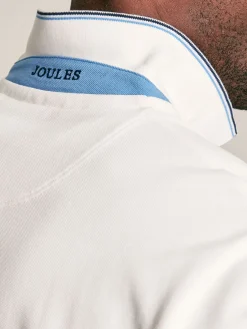 Outlet Joules Woody Regular Fit Cotton Pique Polo Shirt White