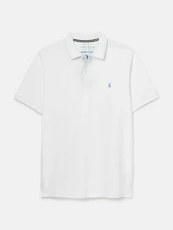 Outlet Joules Woody Regular Fit Cotton Pique Polo Shirt White