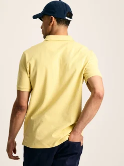 Hot Joules Woody Regular Fit Cotton Pique Polo Shirt Yellow