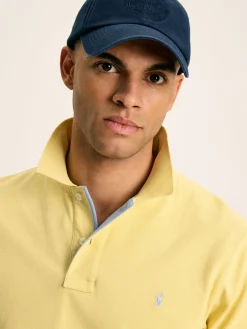 Hot Joules Woody Regular Fit Cotton Pique Polo Shirt Yellow