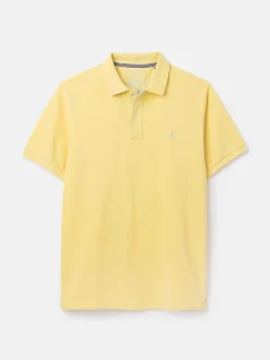Hot Joules Woody Regular Fit Cotton Pique Polo Shirt Yellow