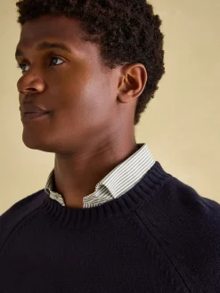 New Joules 4x4 Navy Applique Crew Neck Jumper NavyApplique